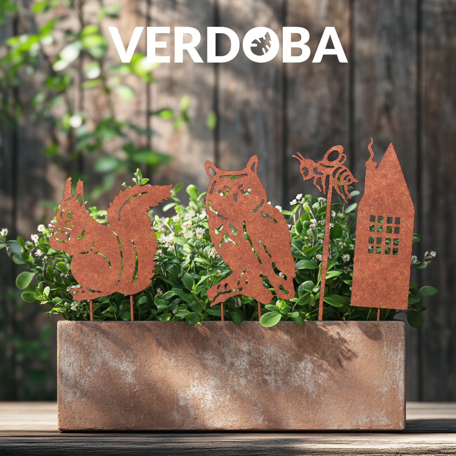 Gartenstecker Rost VERDOBA