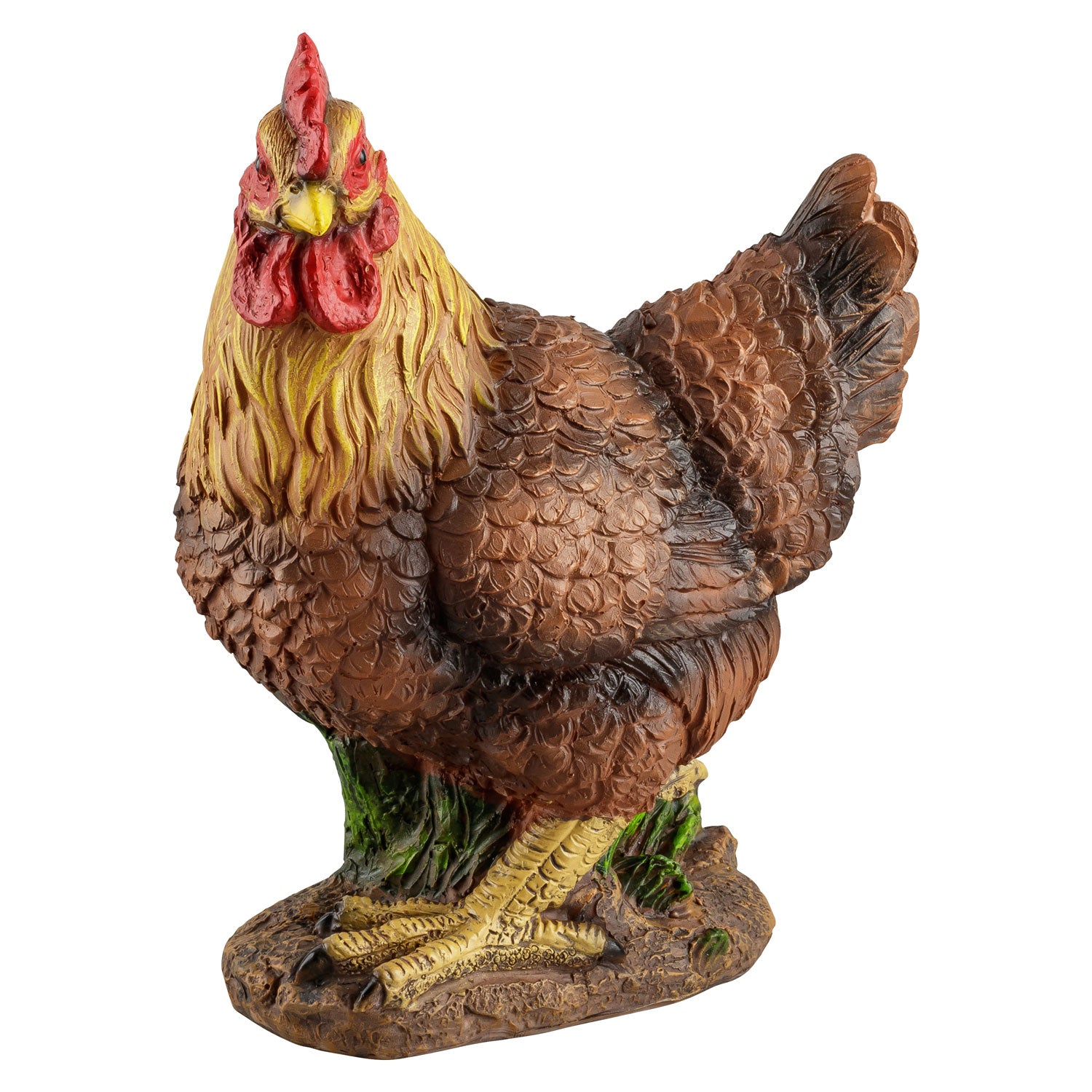 Huhn / Hahn - Gartenfigur